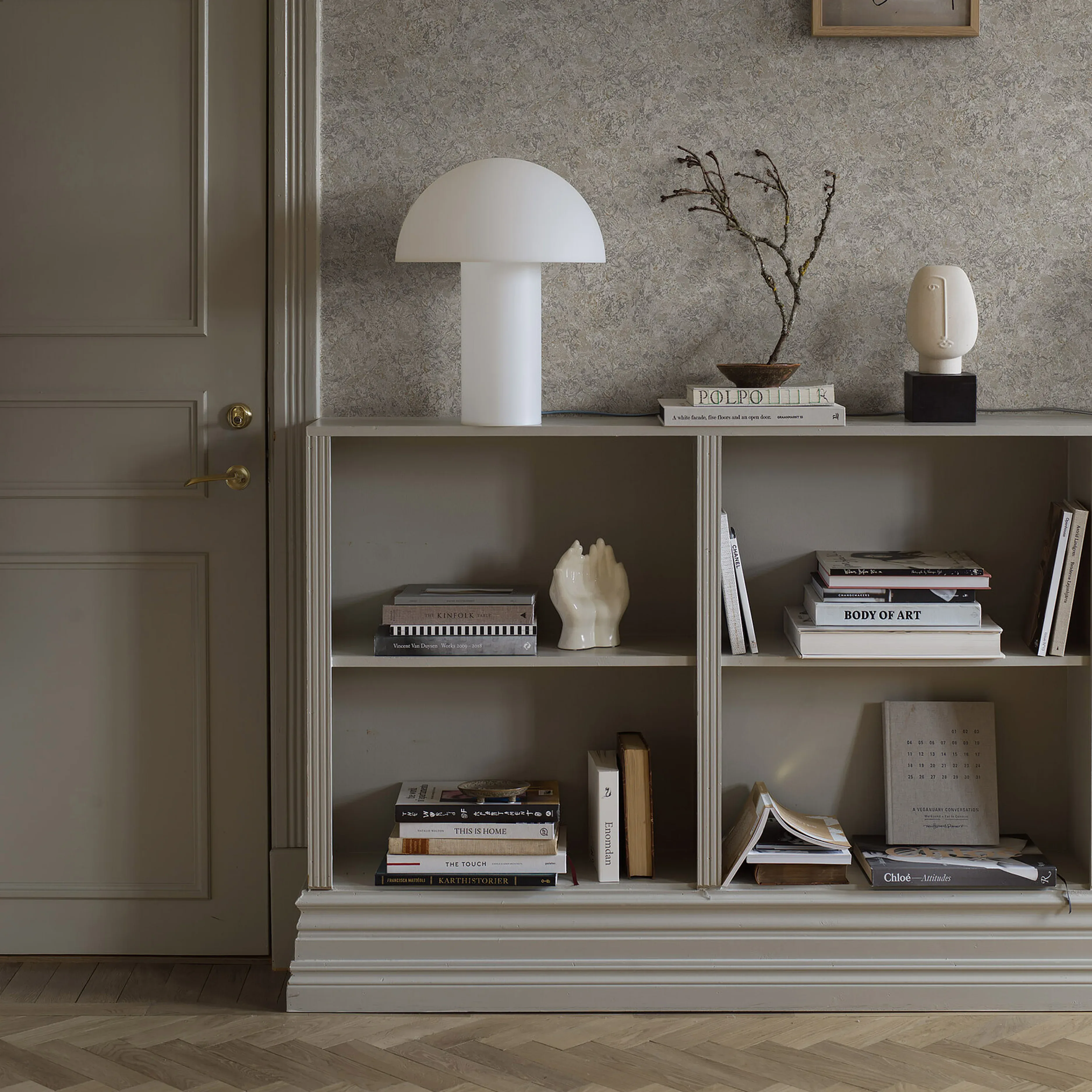 TRAVERTINE NATURAL Schumacher Wallpaper wallpaper - SKU 2285