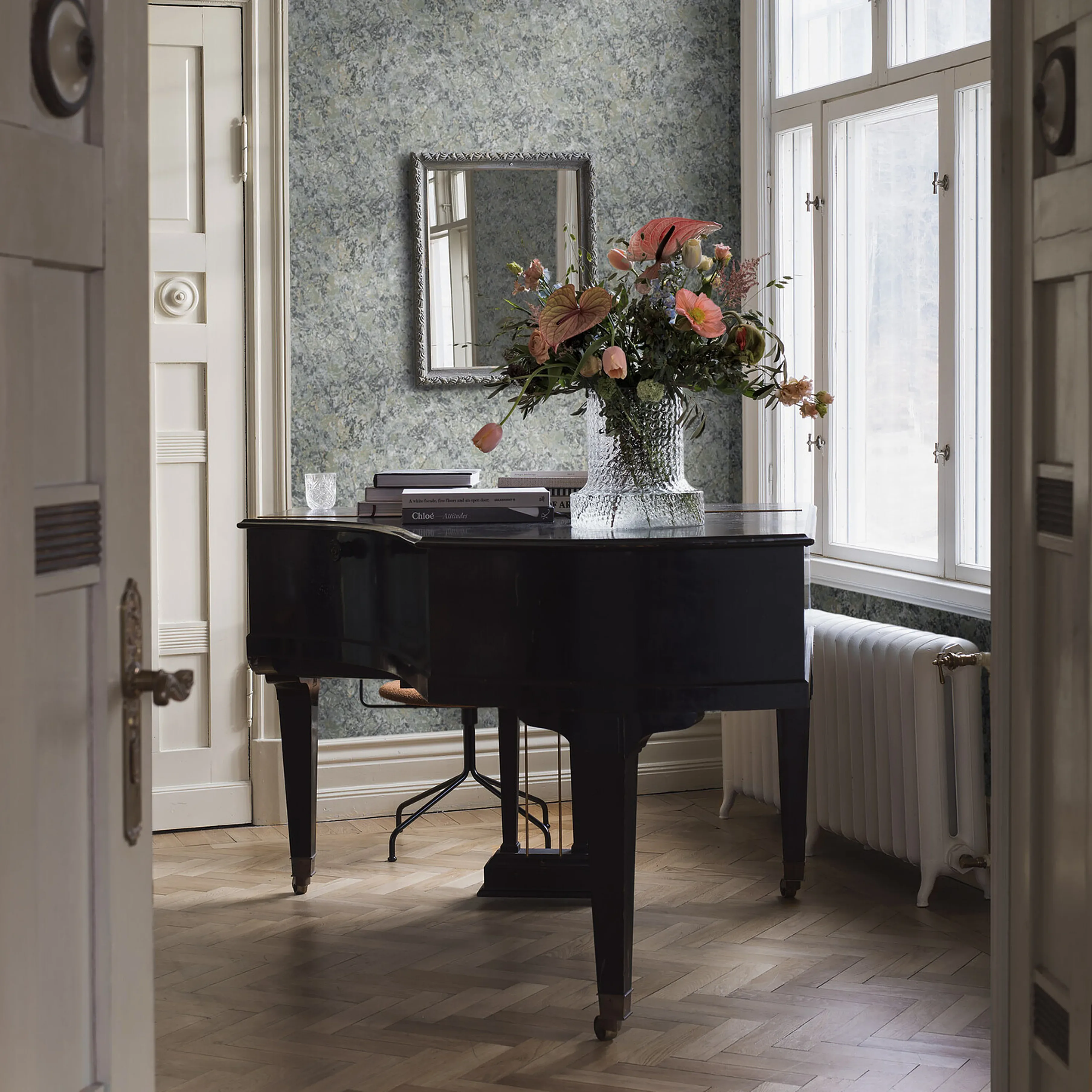 TRAVERTINE - SPRUCE Schumacher Wallpaper | Wallpaper Twins TRAVERTINE SPRUCE Schumacher Wallpaper wallpaper - SKU 2288