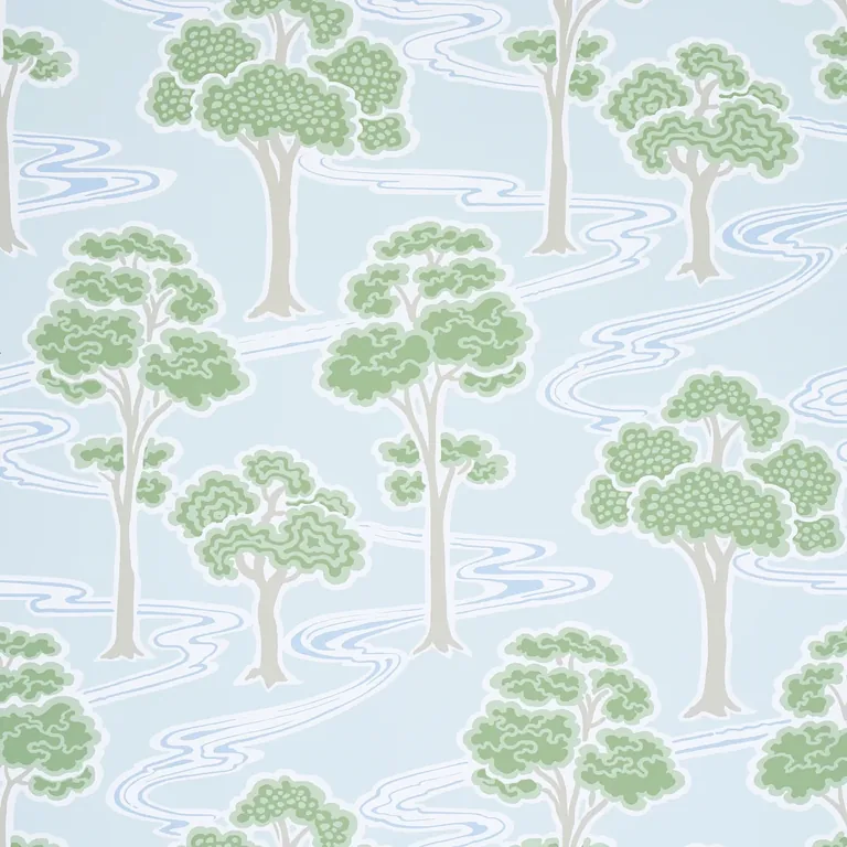 Schumacher TREE RIVER wallpaper
