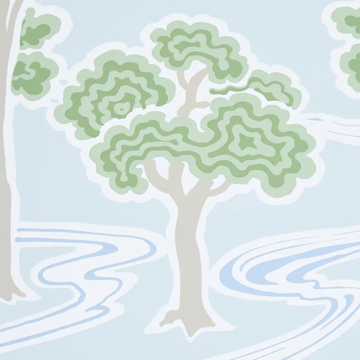 TREE RIVER MINERAL Schumacher Wallpaper wallpaper - SKU 5009102