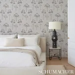 TREE RIVER MOONSTONE Schumacher Wallpaper wallpaper - SKU 5009100