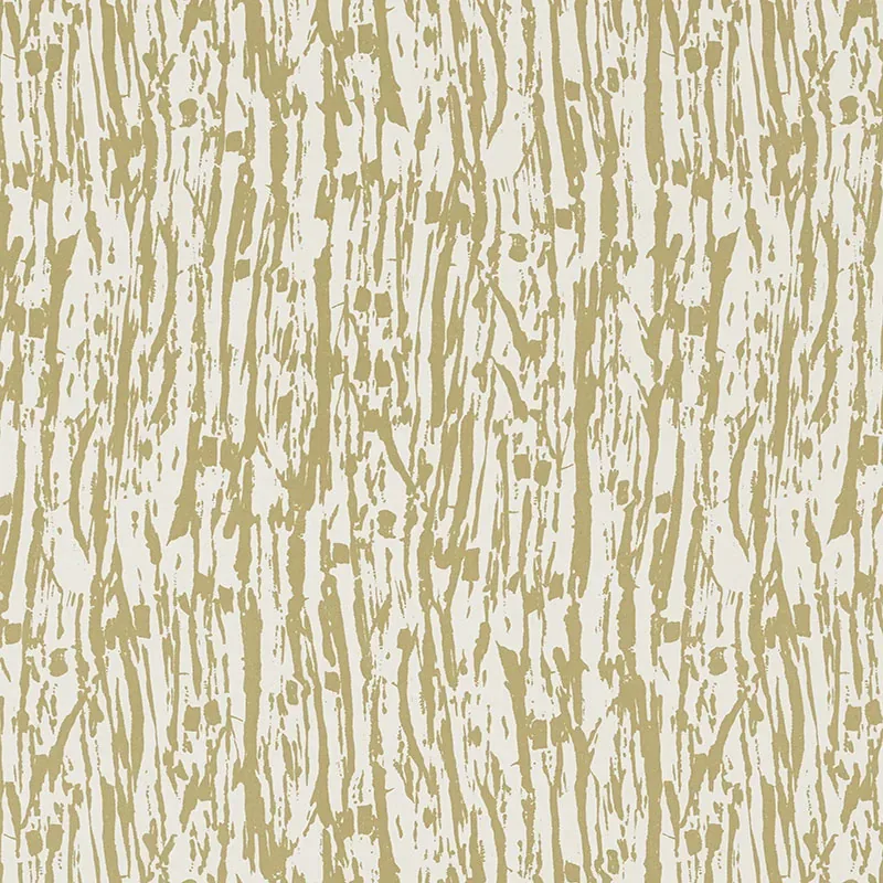 TREE TEXTURE PALE GOLD Schumacher Wallpaper wallpaper - SKU 5007471