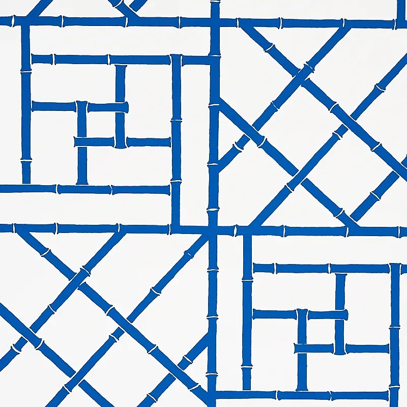 TRELLIS INDIGO Schumacher Wallpaper wallpaper - SKU 5012570