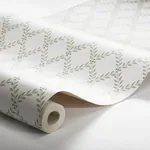 TRELLIS LEAVES LEAF Schumacher Wallpaper wallpaper - SKU 7671