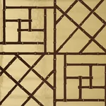 TRELLIS METALLIC GLAM GOLD Schumacher Wallpaper wallpaper - SKU 5012760
