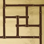 TRELLIS METALLIC GLAM GOLD Schumacher Wallpaper wallpaper - SKU 5012760