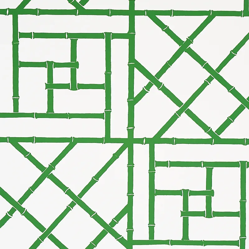 TRELLIS SAFARI GREEN Schumacher Wallpaper wallpaper - SKU 5012571