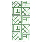 TRELLIS SAFARI GREEN Schumacher Wallpaper wallpaper - SKU 5012571