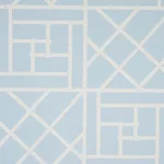 TRELLIS - SKY BLUE Schumacher Wallpaper | Wallpaper Twins TRELLIS SKY BLUE Schumacher Wallpaper wallpaper - SKU 5012573