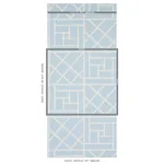 TRELLIS - SKY BLUE Schumacher Wallpaper | Wallpaper Twins TRELLIS SKY BLUE Schumacher Wallpaper wallpaper - SKU 5012573