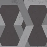 TRIBE PEWTER Schumacher Wallpaper wallpaper - SKU 6475