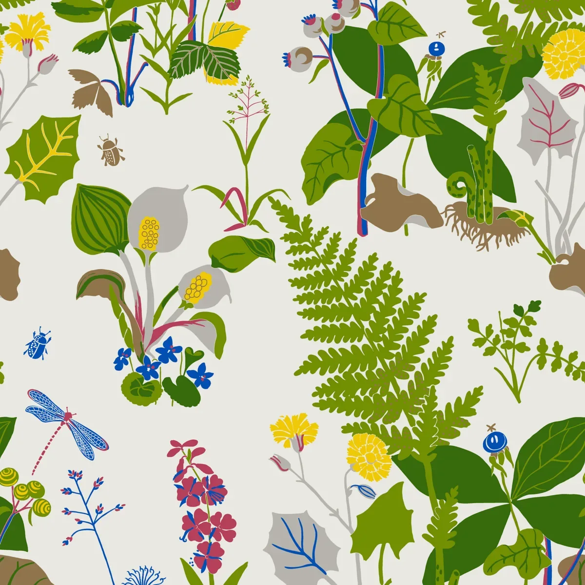 TROLLSLÄNDA MULTI Schumacher Wallpaper wallpaper - SKU 1788