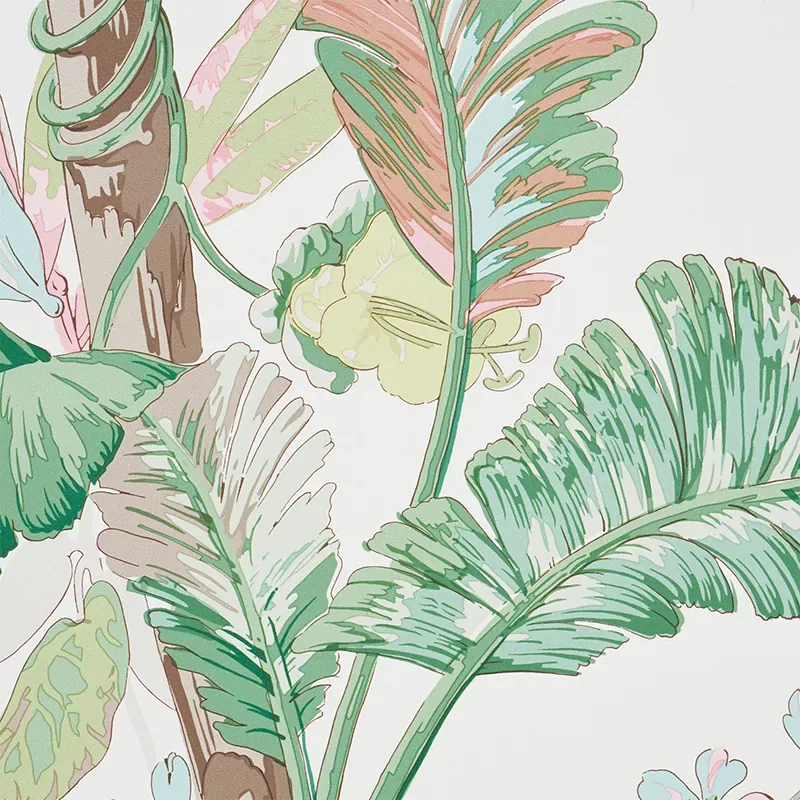 TROPIQUE BLUSH Schumacher Wallpaper wallpaper - SKU 5010481