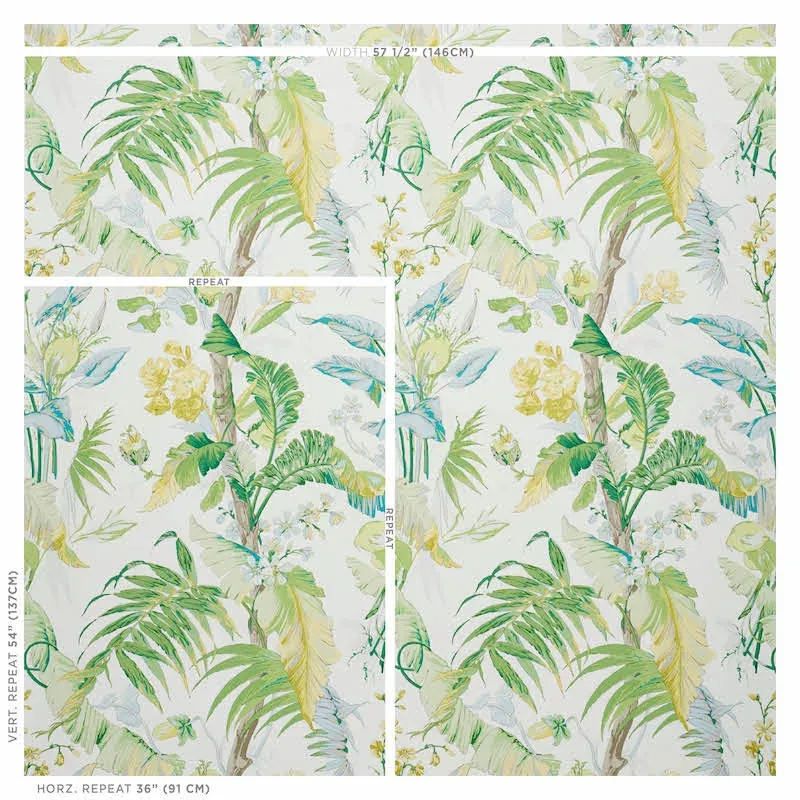 TROPIQUE - CITRON Schumacher Wallpaper | Wallpaper Twins TROPIQUE CITRON Schumacher Wallpaper wallpaper - SKU 5010480