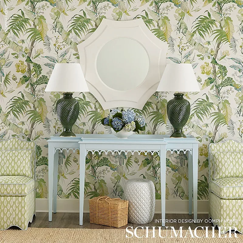 TROPIQUE - CITRON Schumacher Wallpaper | Wallpaper Twins TROPIQUE CITRON Schumacher Wallpaper wallpaper - SKU 5010480