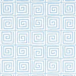 TROUSDALE AQUA Schumacher Wallpaper wallpaper - SKU 5012812