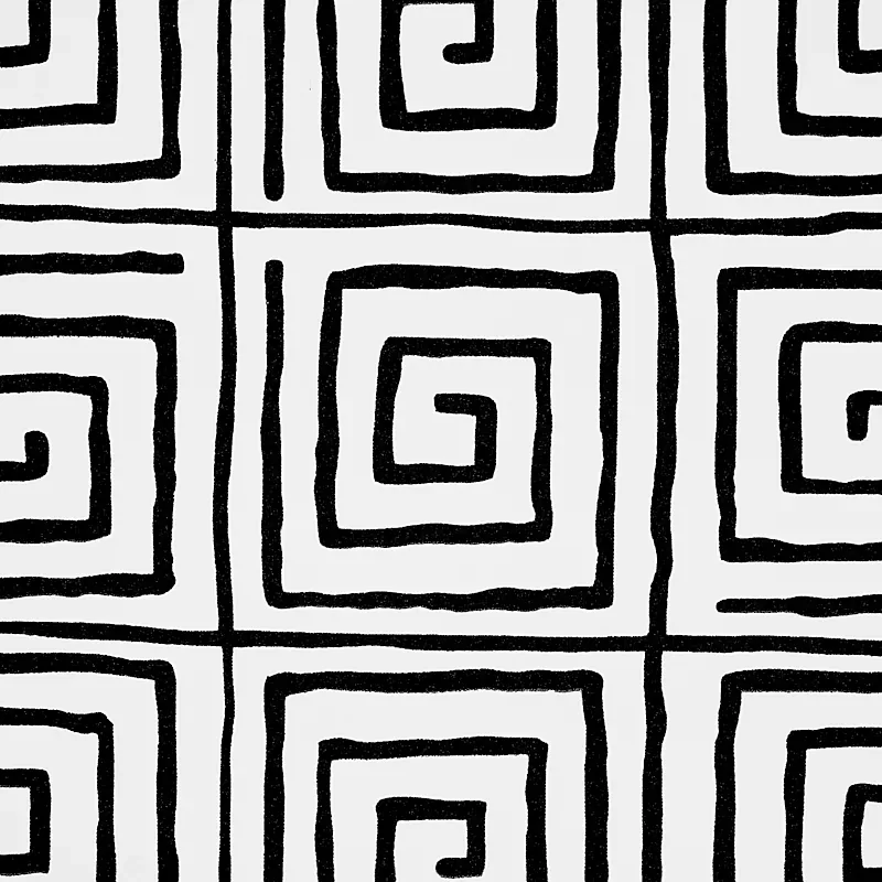 TROUSDALE BLACK Schumacher Wallpaper wallpaper - SKU 5012810