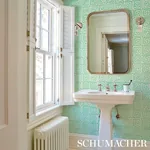TROUSDALE LEAF Schumacher Wallpaper wallpaper - SKU 5012811