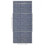 TROUSDALE MIDNIGHT BLUE Schumacher Wallpaper wallpaper - SKU 5012813