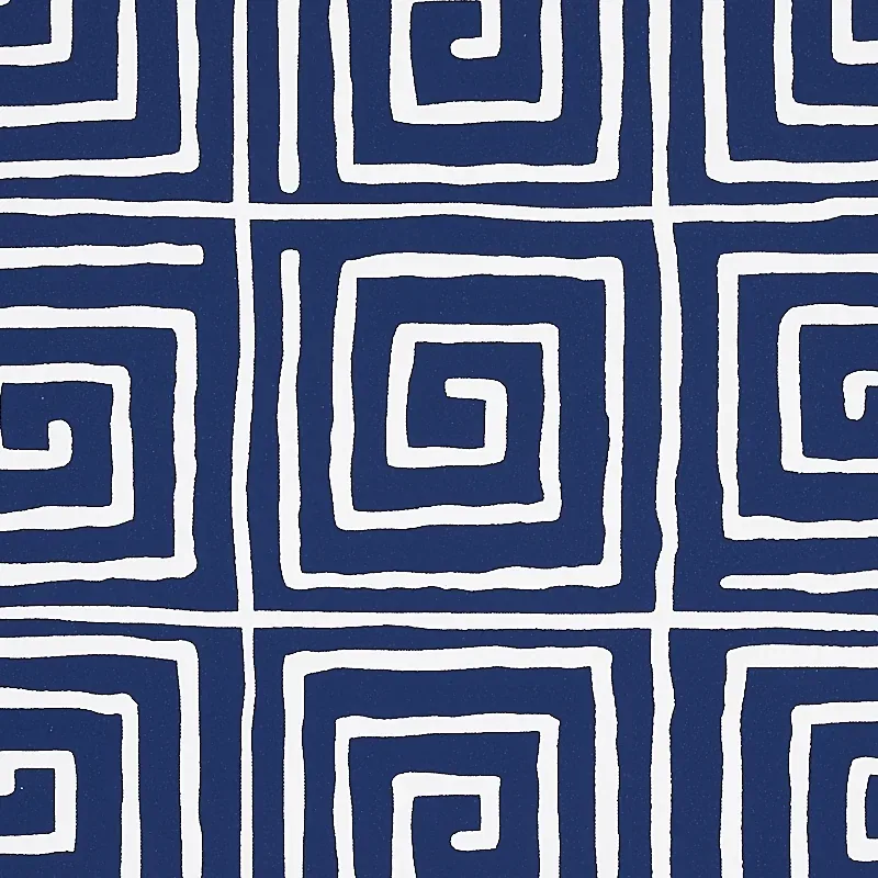 TROUSDALE MIDNIGHT BLUE Schumacher Wallpaper wallpaper - SKU 5012813