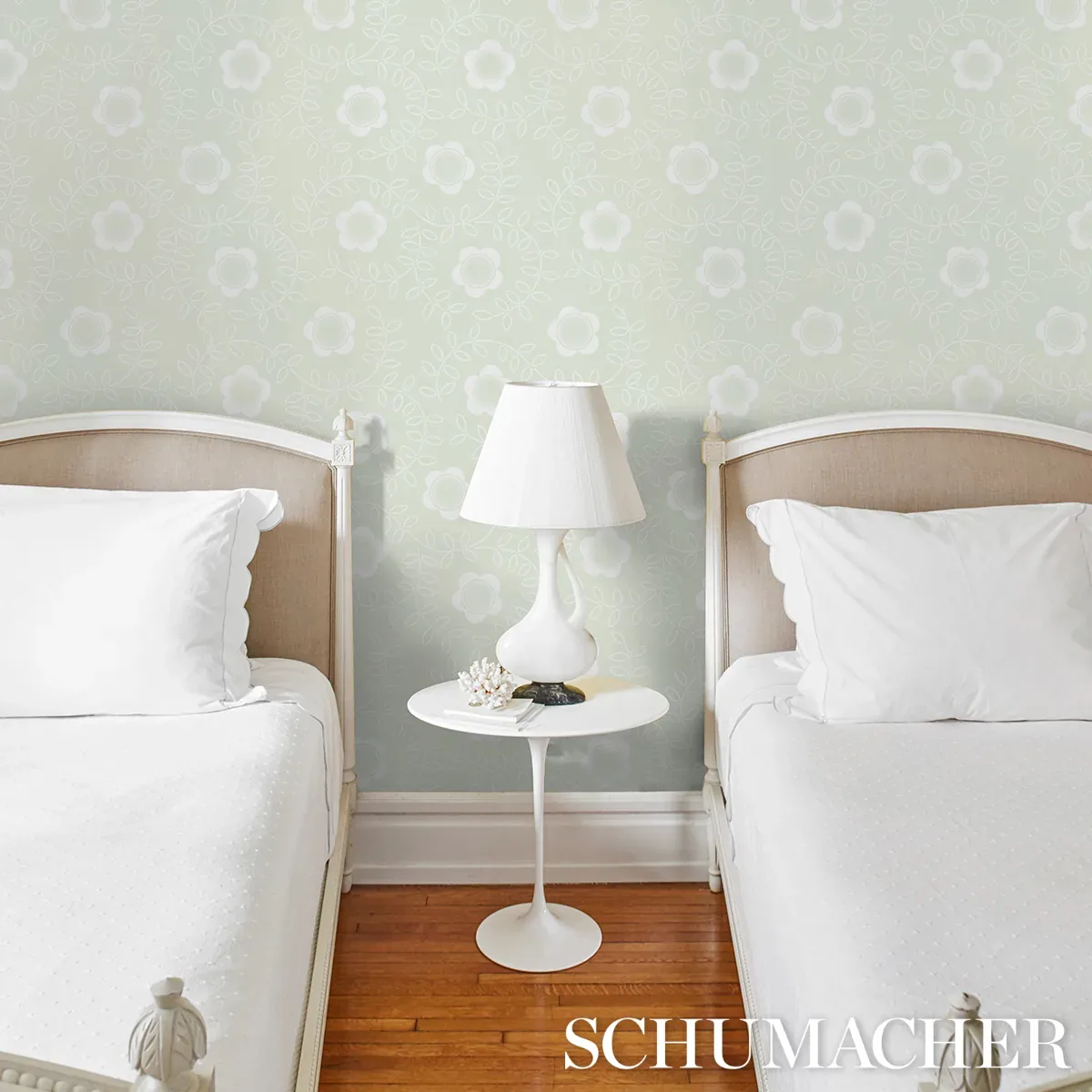 Tudor Rose - PISTACHIO Schumacher Wallpaper | Wallpaper Twin Tudor Rose PISTACHIO Schumacher Wallpaper wallpaper - SKU 5015101