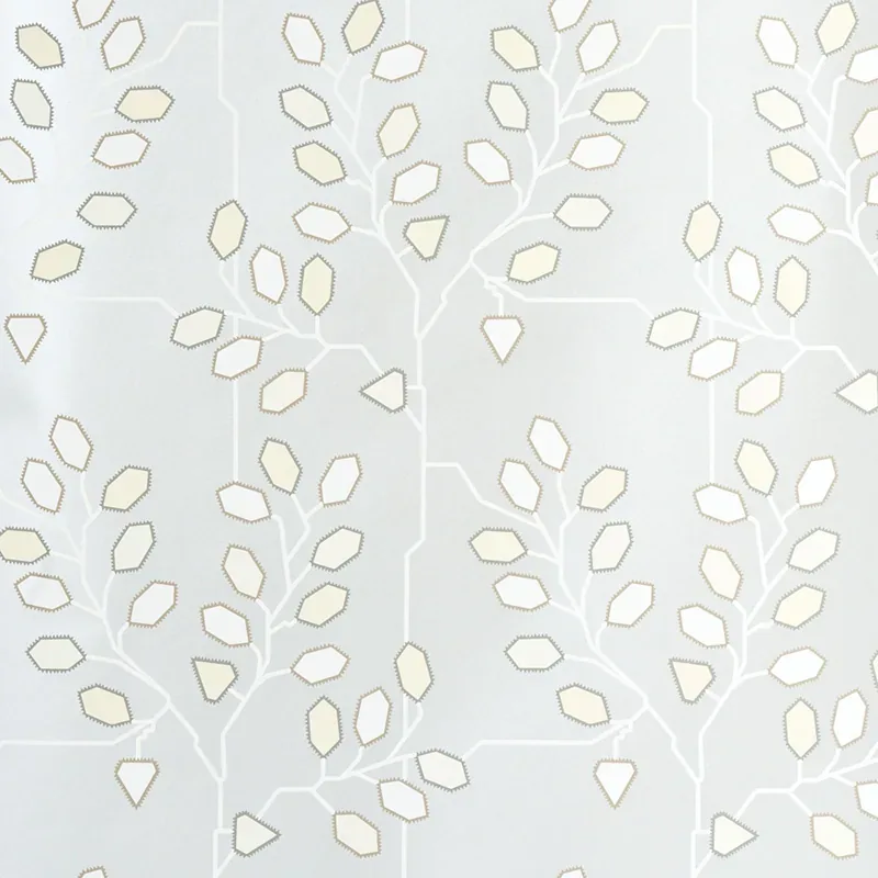 TUMBLE WEED SILVER WHITE Schumacher Wallpaper wallpaper - SKU 5011421