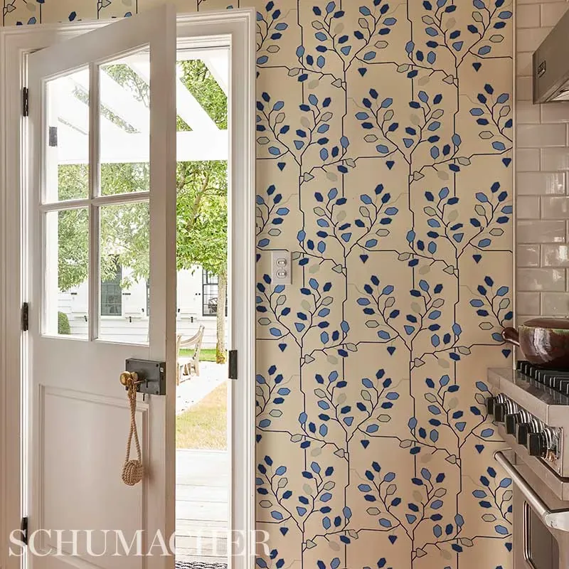 TUMBLE WEED - SILVER WHITE Schumacher Wallpaper | Wallpaper TUMBLE WEED SILVER WHITE Schumacher Wallpaper wallpaper - SKU 5011421