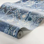 TURGRÄS - BLUES Schumacher Wallpaper | Wallpaper Twins TURGRÄS BLUES Schumacher Wallpaper wallpaper - SKU 2091
