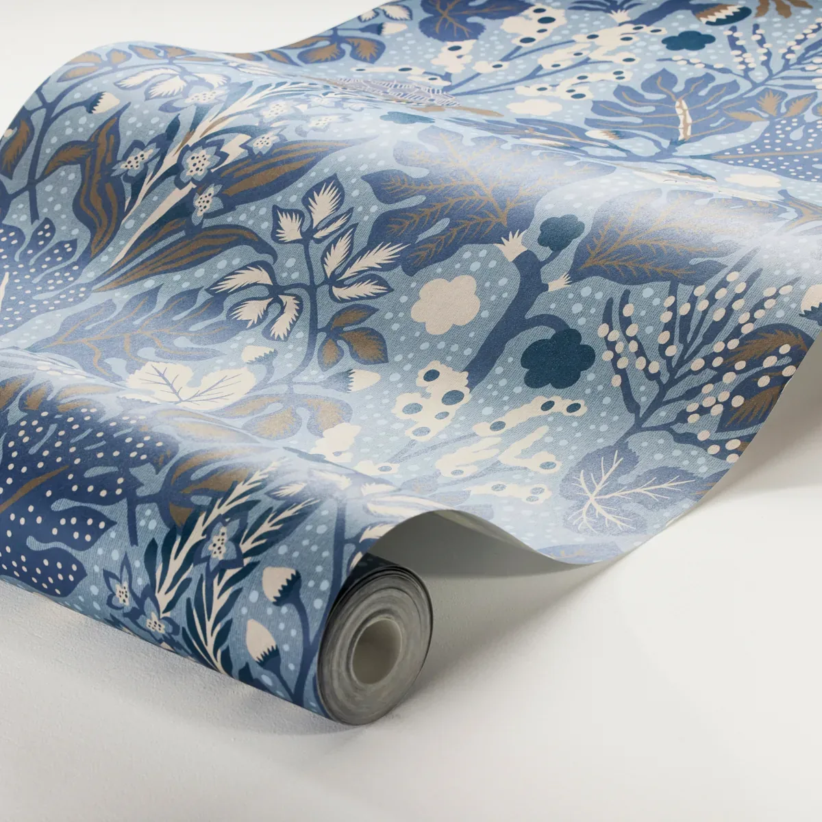 TURGRÄS - BLUES Schumacher Wallpaper | Wallpaper Twins TURGRÄS BLUES Schumacher Wallpaper wallpaper - SKU 2091