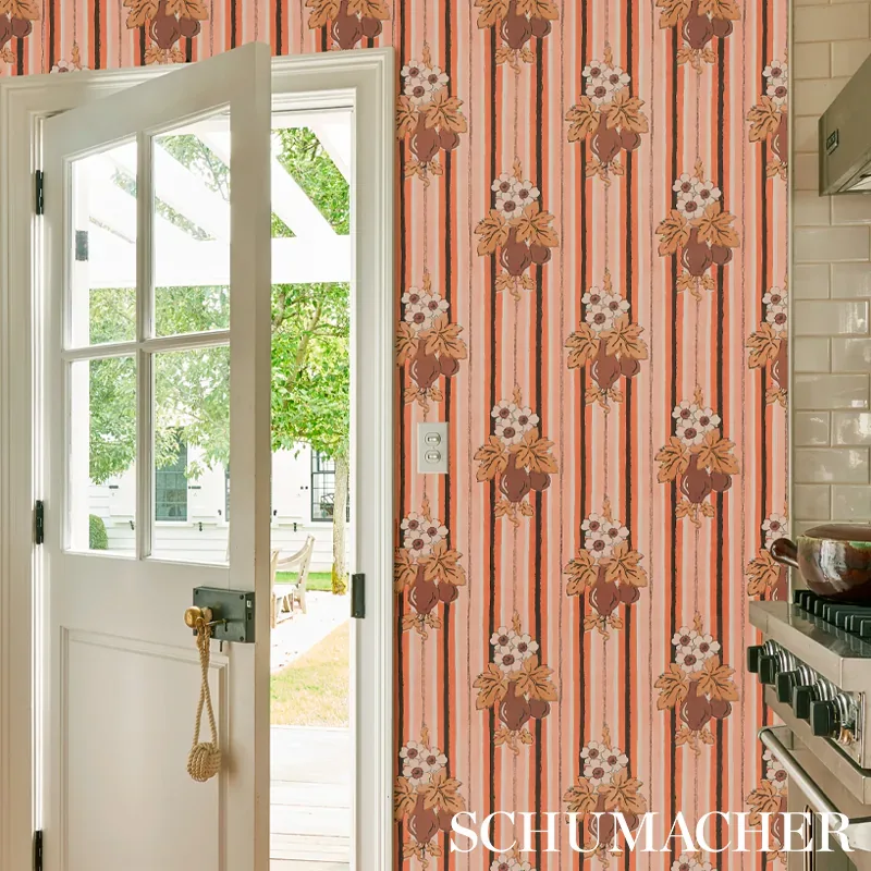TURNIP - CARNATION Schumacher Wallpaper | Wallpaper Twins TURNIP CARNATION Schumacher Wallpaper wallpaper - SKU 5012911