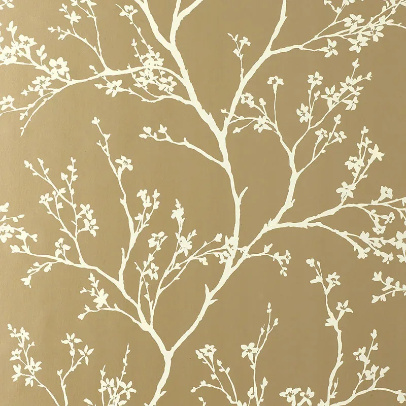 TWIGGY CHAMPAGNE Schumacher Wallpaper wallpaper - SKU 5003341