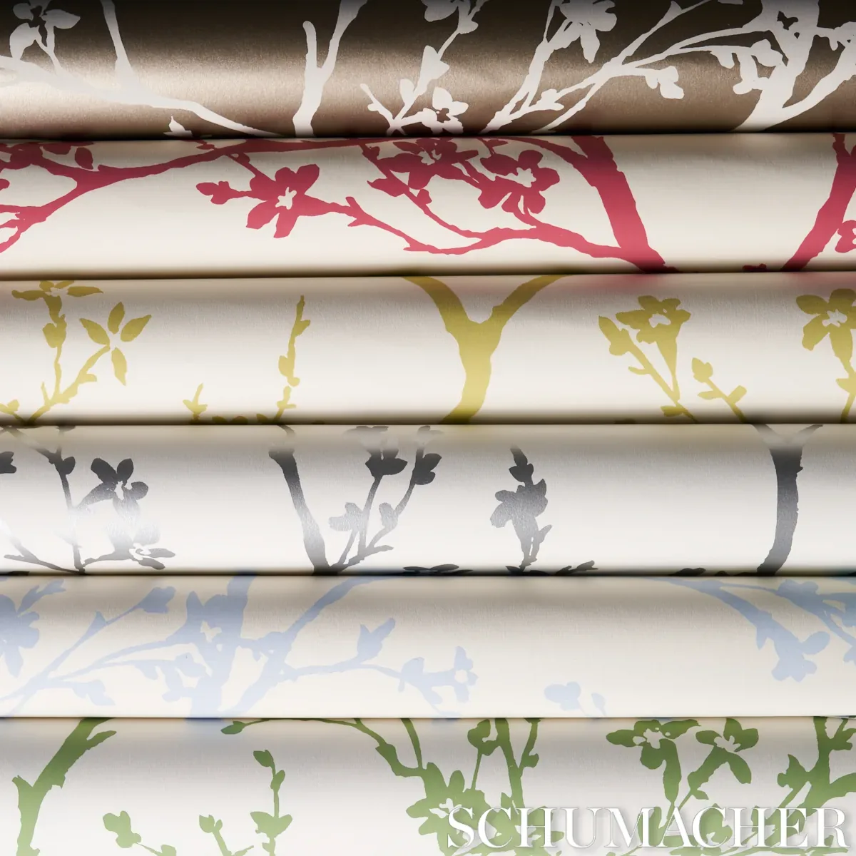 TWIGGY - CHAMPAGNE Schumacher Wallpaper | Wallpaper Twins TWIGGY CHAMPAGNE Schumacher Wallpaper wallpaper - SKU 5003341