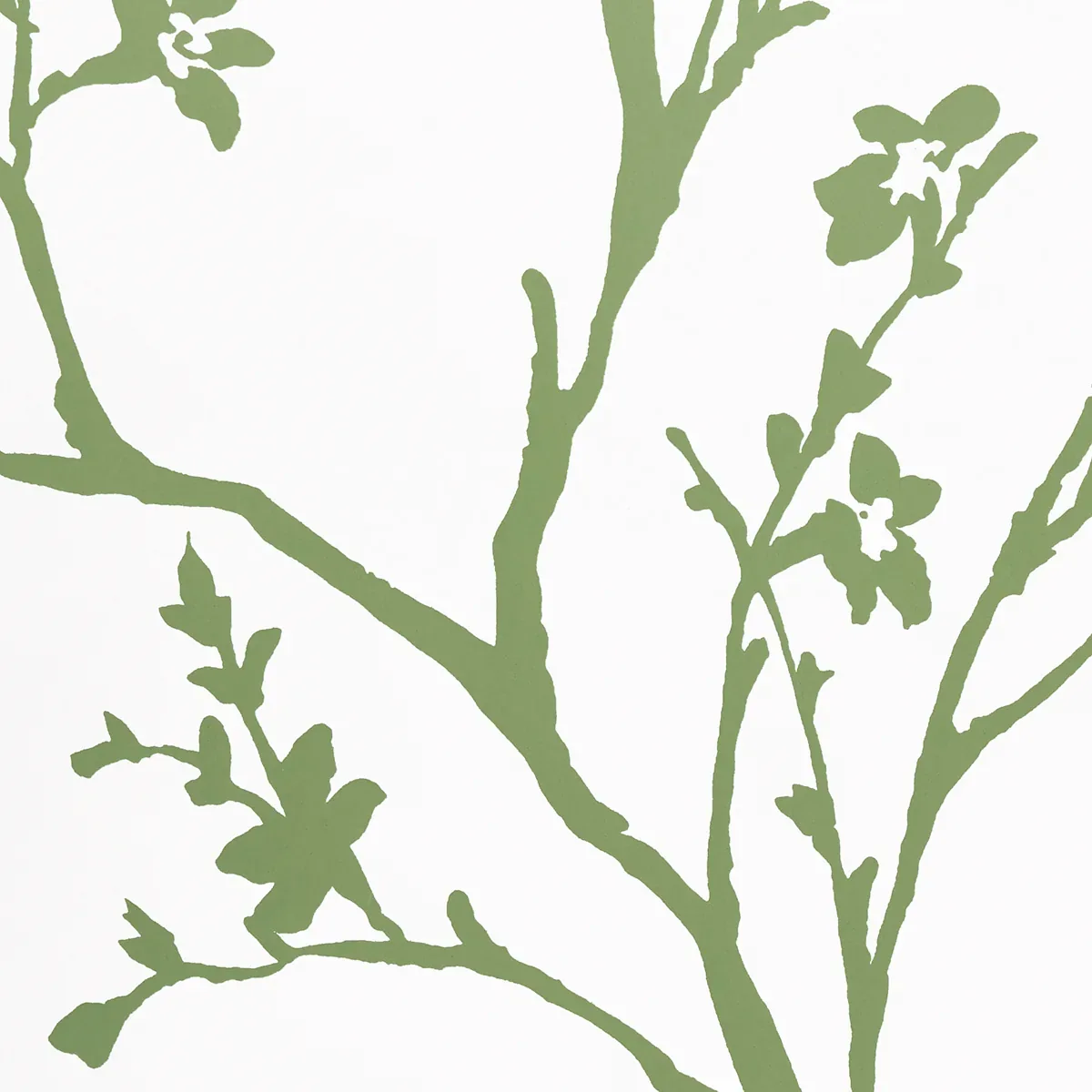 TWIGGY GREEN Schumacher Wallpaper wallpaper - SKU 5003345