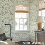 TWIGGY GREEN Schumacher Wallpaper wallpaper - SKU 5003345