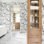 TWIGGY PAPERWEAVE BLACK Schumacher Wallpaper wallpaper - SKU 5008942
