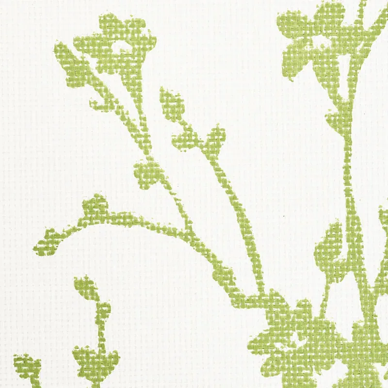 TWIGGY PAPERWEAVE LEAF Schumacher Wallpaper wallpaper - SKU 5008941