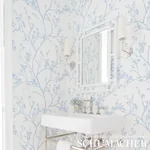 TWIGGY PAPERWEAVE SKY Schumacher Wallpaper wallpaper - SKU 5008940