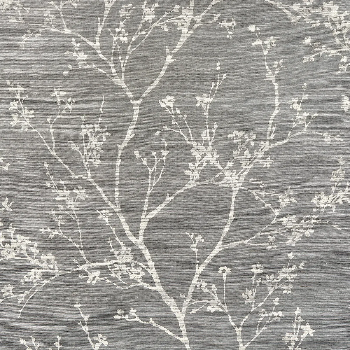 TWIGGY SISAL CHARCOAL Schumacher Wallpaper wallpaper - SKU 5008295