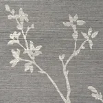 TWIGGY SISAL CHARCOAL Schumacher Wallpaper wallpaper - SKU 5008295