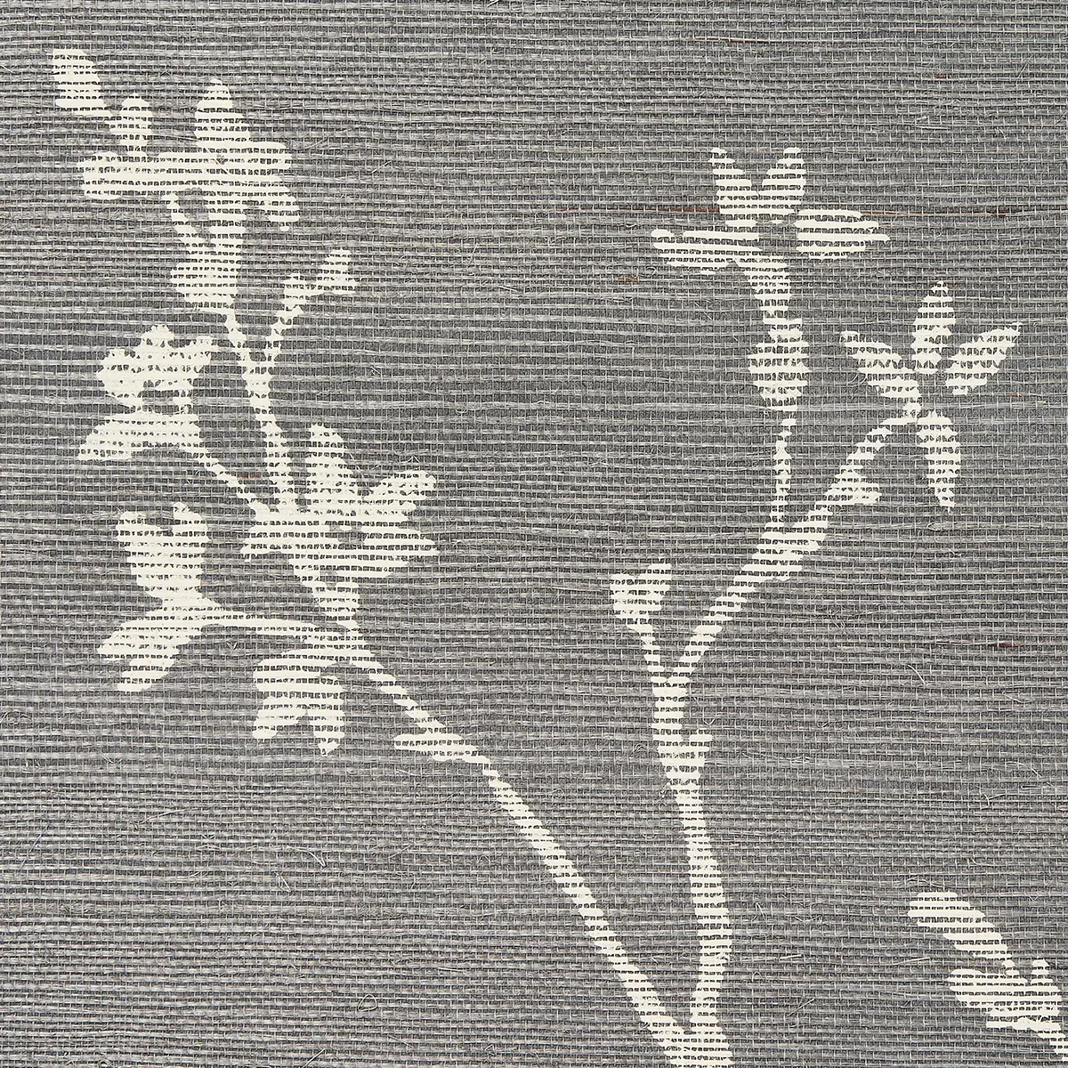 TWIGGY SISAL CHARCOAL Schumacher Wallpaper wallpaper - SKU 5008295