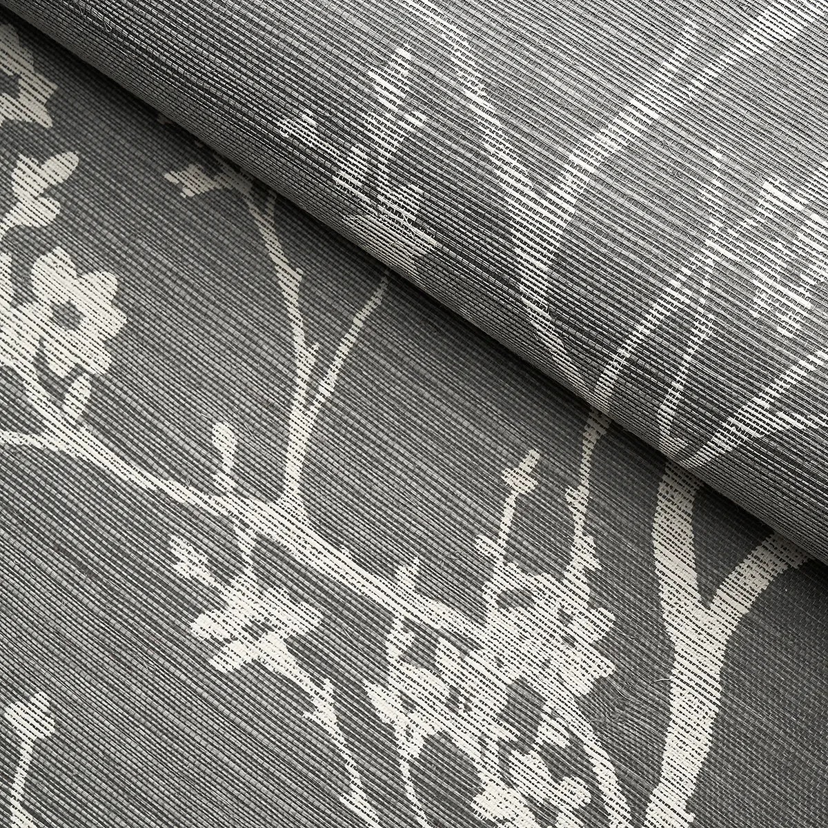 TWIGGY SISAL CHARCOAL Schumacher Wallpaper wallpaper - SKU 5008295