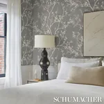TWIGGY SISAL CHARCOAL Schumacher Wallpaper wallpaper - SKU 5008295