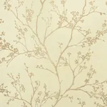 TWIGGY SISAL GOLD ON IVORY Schumacher Wallpaper wallpaper - SKU 5008290