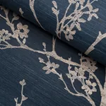 TWIGGY SISAL INDIGO Schumacher Wallpaper wallpaper - SKU 5008293