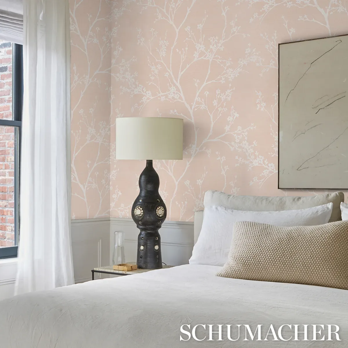 TWIGGY SISAL PETAL Schumacher Wallpaper wallpaper - SKU 5008294