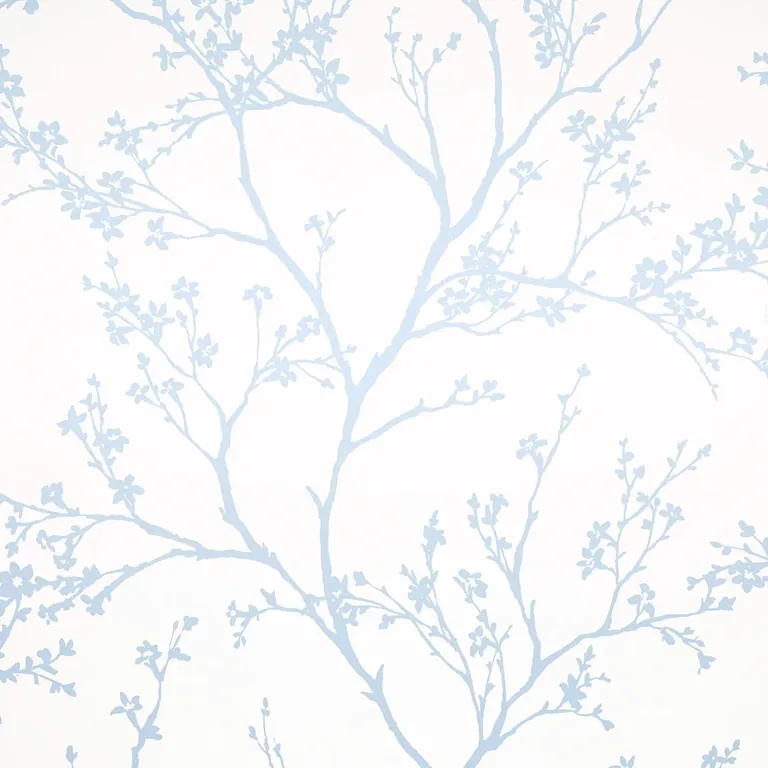 Schumacher TWIGGY wallpaper, color SKY, SKU 5003344