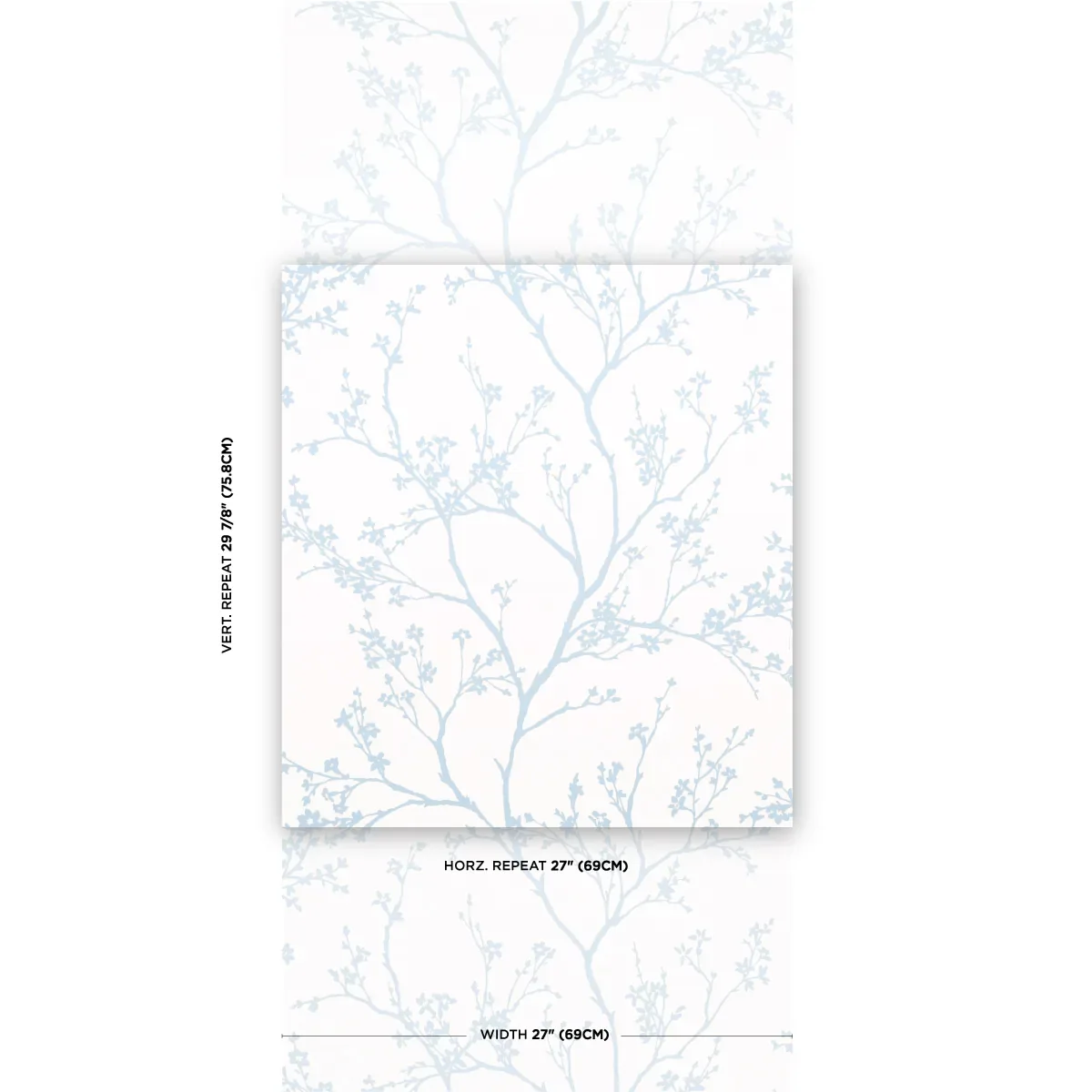 TWIGGY SKY Schumacher Wallpaper wallpaper - SKU 5003344