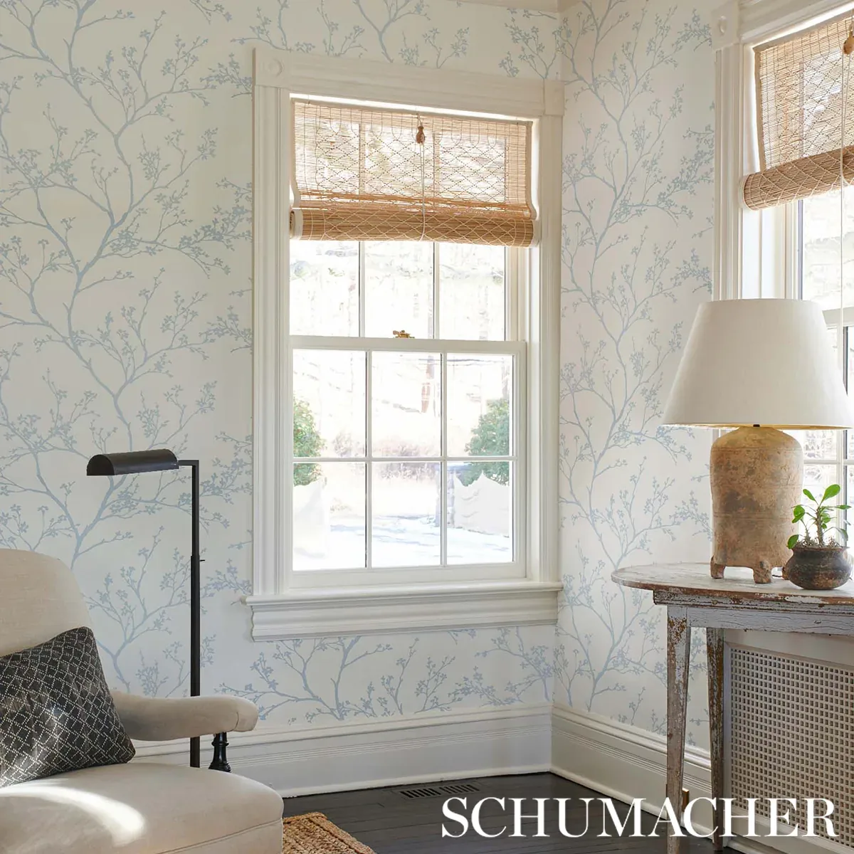 TWIGGY SKY Schumacher Wallpaper wallpaper - SKU 5003344