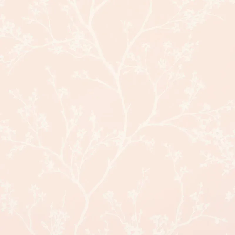 TWIGGY VINYL BLUSH Schumacher Wallpaper wallpaper - SKU 5010151