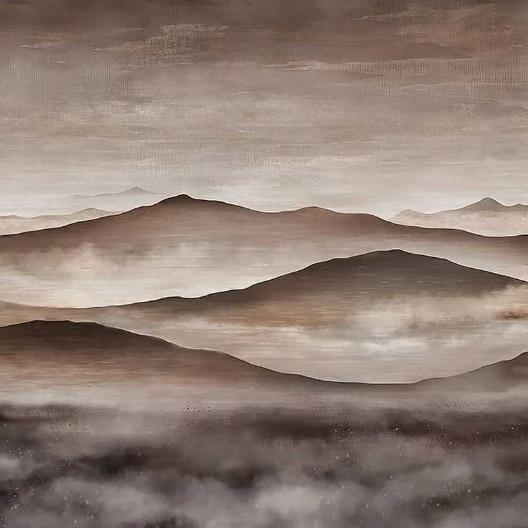 Schumacher TWILIGHT LANDSCAPE MURAL wallpaper